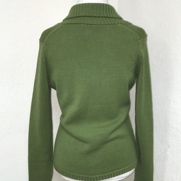Ann Taylor Green Cardigan - Picture 3 of 4